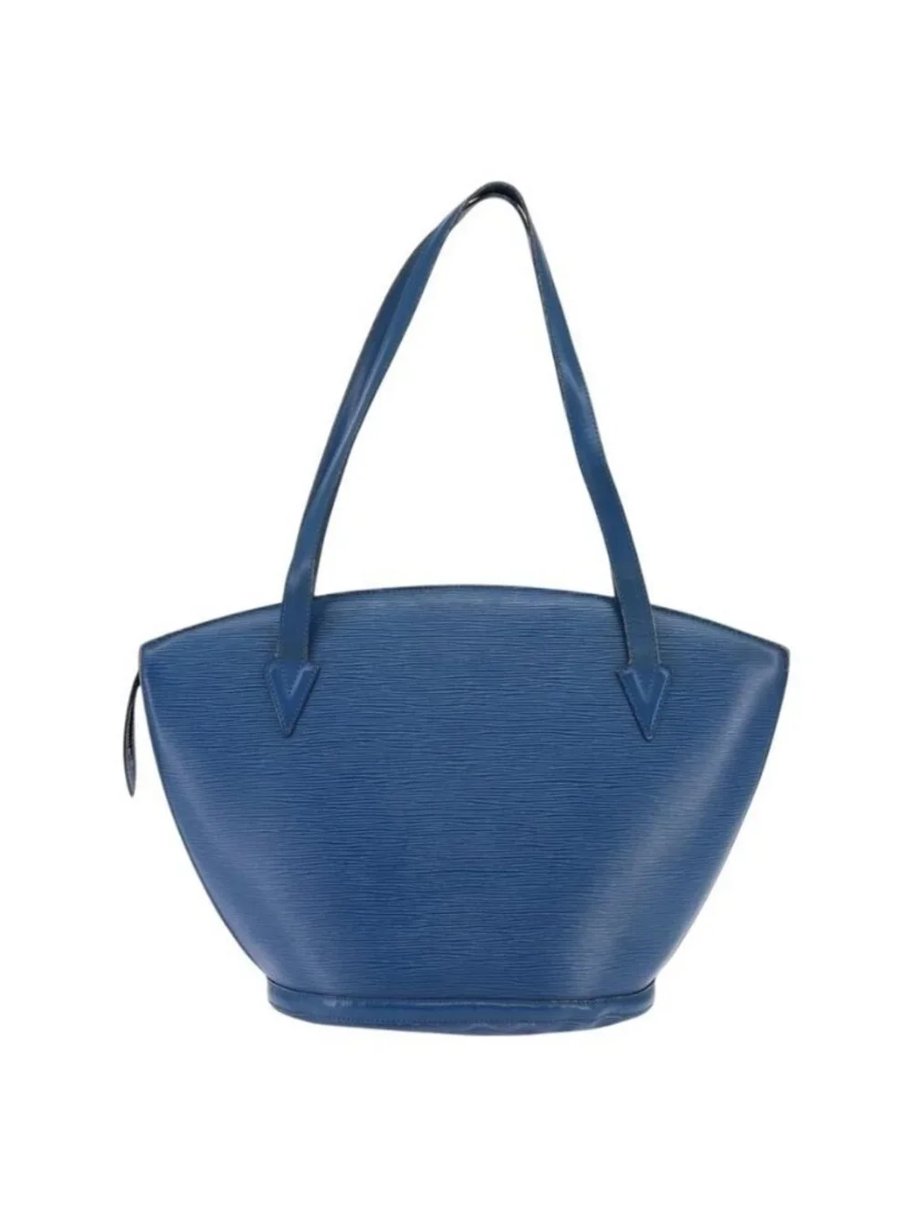 Authentic LOUIS VUITTON Epi Saint Jacques Shopping Shoulder Bag Blue M52275 LV